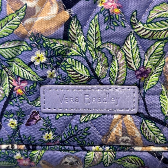 Vera Bradley Botanical Sloth crossbody and Wallet - Picture 7 of 9